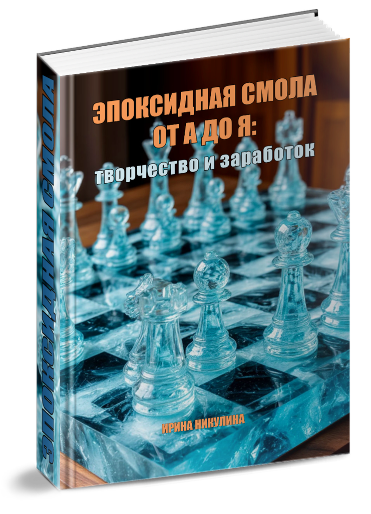 Эпоксидная смола, книга Ирины Никулиной, книга об эпоксидной смоле, творчество